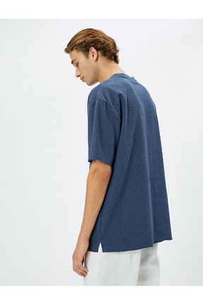 تیشرت آبی مردانه Relaxed Koton - کد 746383916