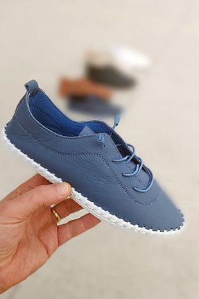 کفش کژوال آبی زنانه پارچه ای Aleza Shoes - کد 833486666