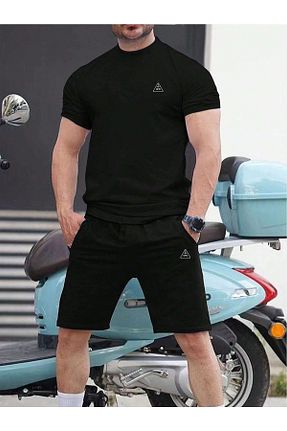 ست بالاتنه و پائین تنه مشکی زنانه بافتنی Boi - کد 834384497