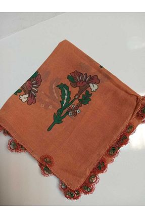 دستمال گردن قهوه ای زنانه پنبه ای NMB Giyim ve Dekorasyon - کد 815941383