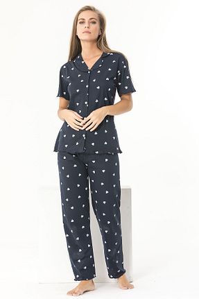 ست لباس راحتی مشکی زنانه طرح دار Sude HOMEWEAR - کد 743093883