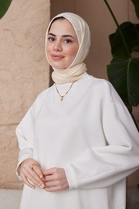روسری بژ ساده 19V69 ITALIA - کد 834438593