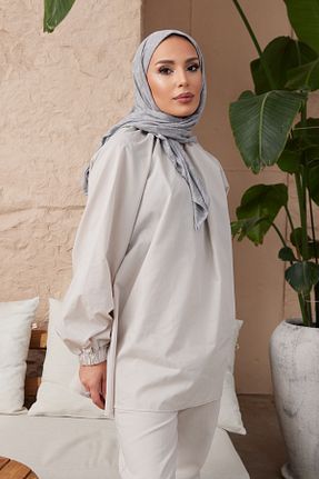 روسری طوسی 100 x 100 19V69 ITALIA - کد 834410597