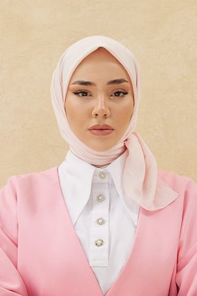 روسری صورتی پنبه ای Silk Home - کد 832399277