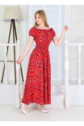 لباس قرمز زنانه بافتنی پنبه (نخی) استراپلز کد 119792861