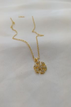 گردنبند جواهر طلائی زنانه روکش طلا کد 119851422
