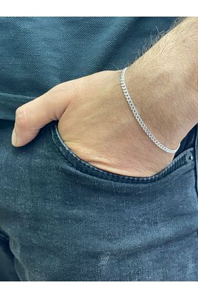 دستبند نقره زنانه 925 عیار ALPHA SİLVER - کد 100459827