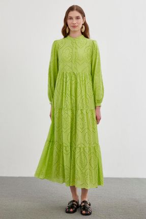 لباس سبز زنانه رگولار بافت کد 813468998