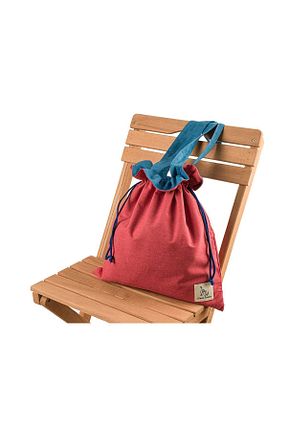 کیف دوشی قرمز زنانه پارچه ای Gleam Atelier - کد 307653636