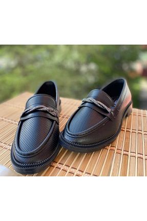 کفش لوفر مشکی زنانه چرم مصنوعی NevaYy collection - کد 834570202