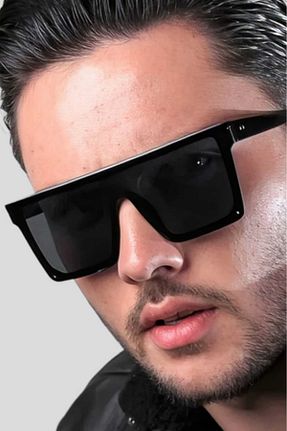 عینک آفتابی مشکی مردانه UV400 Trenderrs - کد 701867794