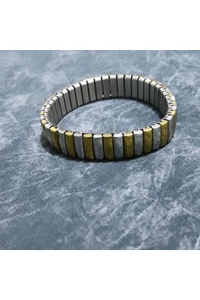 دستبند استیل (فولاد) طلائی زنانه استیل (فولاد) DİDAMACCESSORİES - کد 806919192