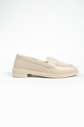 کفش لوفر بژ زنانه چرم مصنوعی DUXAL SHOES - کد 834657709