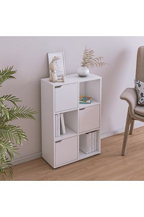 قفسه کتاب سفید 90 سانتی متر Pratico - کد 834664933