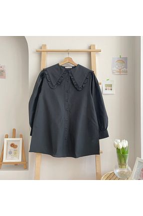 پیراهن حجاب مشکی زنانه Relaxed qarmacha - کد 834669189