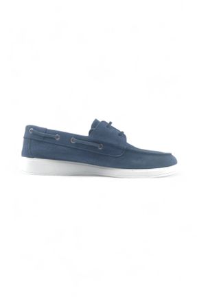 کفش کلاسیک آبی مردانه جیر پاشنه کوتاه ( 4 - 1 cm ) پاشنه ساده کد 834673293