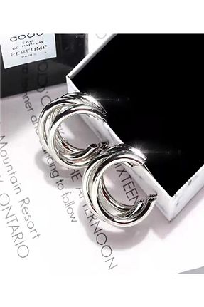گوشواره جواهر روکش طلا MRK - کد 472722787