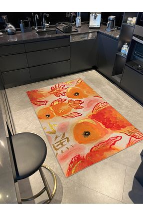 فرش رنگی قابل شستشو Rugs Modern Halı - کد 834729675