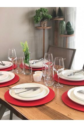 سرویس آمریکائی قرمز گرد desen izmir - کد 324778591