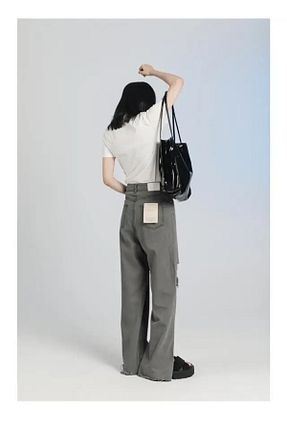 کیف دوشی مشکی زنانه پارچه ای AykaPrive - کد 834742431