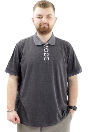 تی شرت طوسی مردانه سایز بزرگ کد 834769641