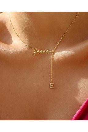 گردنبند نقره طلائی زنانه 925 عیار SİRİUS - کد 822411107