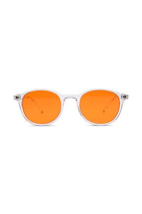 عینک محافظ نور آبی نارنجی زنانه 47 کد 834882688