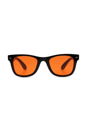 عینک محافظ نور آبی نارنجی زنانه 49 کد 834890761