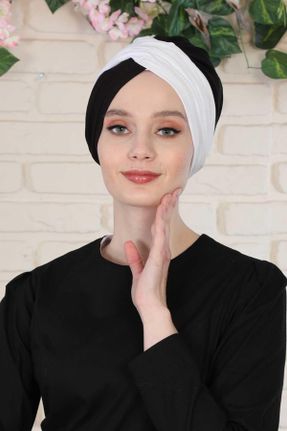 کلاه شنای اسلامی سفید زنانه کد 111862082
