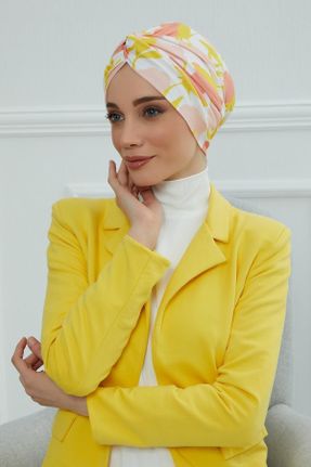 کلاه شنای اسلامی زرد زنانه کد 290293334