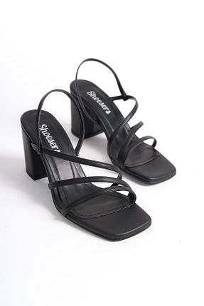 کفش پاشنه بلند کلاسیک مشکی زنانه چرم مصنوعی Shoesers - کد 834916407