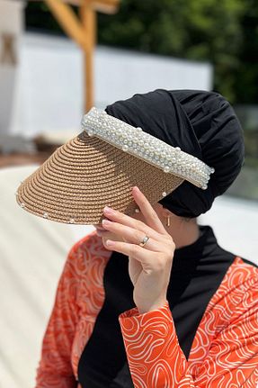 کلاه قهوه ای زنانه حصیر Remsa Mayo - کد 834929919