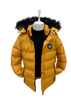 کاپشن زرد بچه گانه رگولار Asortik Kids - کد 150147110