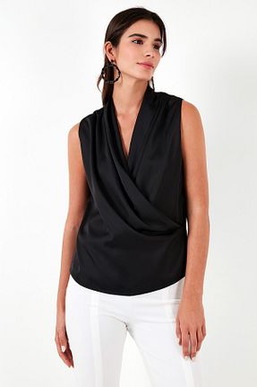 بلوز مشکی زنانه ساده Lela - کد 814609985