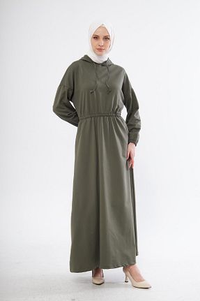 لباس حجاب خاکی زنانه رگولار LİVE SPORT - کد 804796633