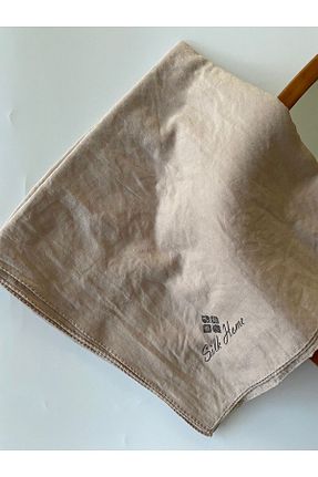 روسری طوسی پنبه ای Silk Home - کد 832399170
