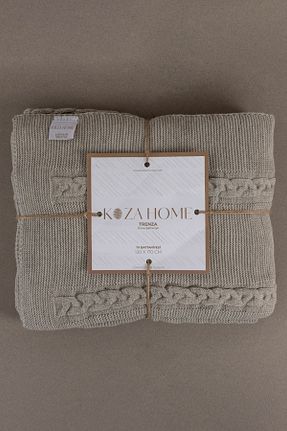 پتو تکنفره قهوه ای اکریلیک Koza Home - کد 448162397