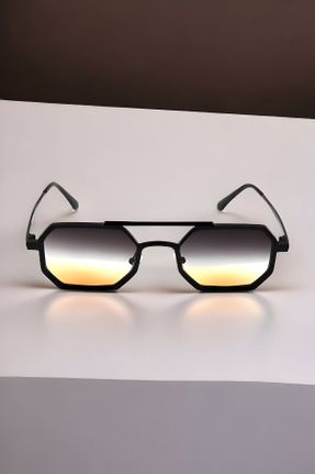 عینک آفتابی بنفش زنانه 50 UV400 تیتانیوم سایه روشن هندسی کد 347617742