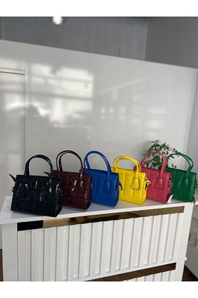 کیف دوشی سبز زنانه چرم مصنوعی Sena Collection - کد 834672147