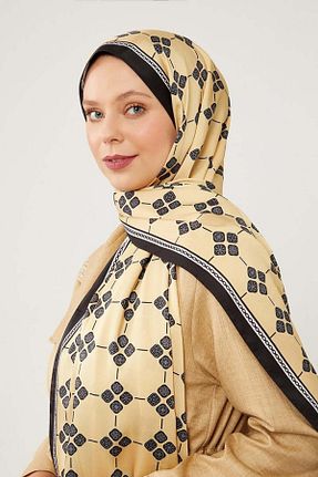شال طلائی زنانه اکریلیک Levidor - کد 834679012