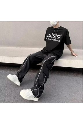 شلوار مشکی مردانه پنبه ای DENOKMODA - کد 834747707