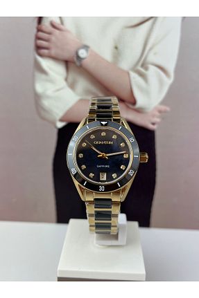 ساعت مچی طلائی زنانه 31-34 میلی متر Quantum - کد 834799571