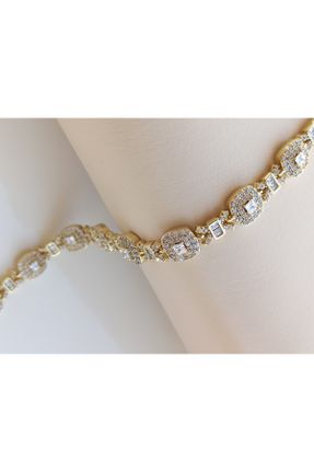 دستبند استیل طلائی زنانه فولاد ( استیل ) کد 834823573