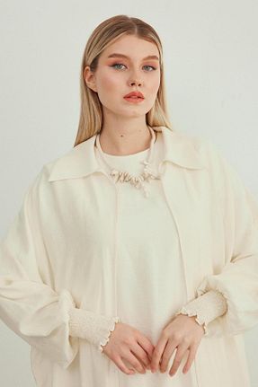 ست بالاتنه و پائین تنه نباتی زنانه بافتنی MAQ DESIGN - کد 834846990