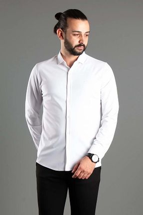 پیراهن سفید مردانه اسلیم فیت COONLESS - کد 804422230