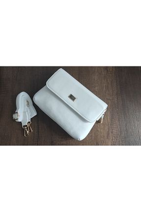 کیف دوشی سفید زنانه چرم مصنوعی MOTTO - کد 789293025