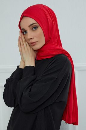 شال قرمز زنانه ویسکون کد 290306411