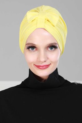 کلاه شنای اسلامی زرد زنانه کد 62740326