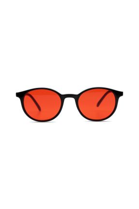 عینک محافظ نور آبی قرمز زنانه 47 شیشه UV400 کد 334604843