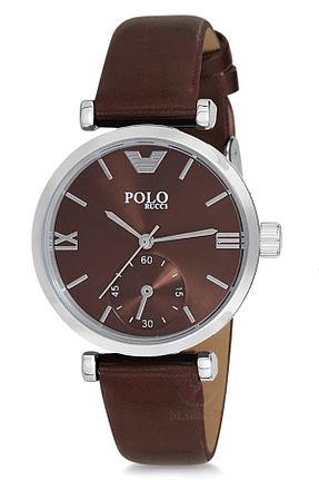 ساعت مچی قهوه ای زنانه 31-35 میلی متر POLO Rucci - کد 44064094